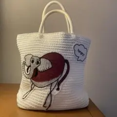 美品 LUDLOW ラドロー 象トートバッグ アニマルコード