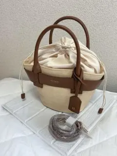1週間限定出品【新品未使用】Her lip to かごバッグ ショルダー付きのサムネイル