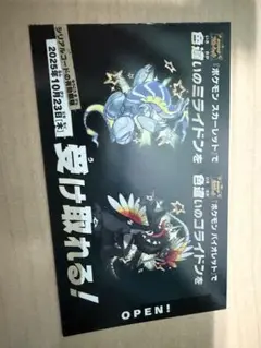 ポケモンスカーレットバイオレット♡色違いのミライドンコライドン１枚