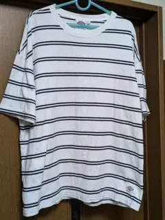 メンズ　Dickies ストライプ Tシャツ Mサイズ
