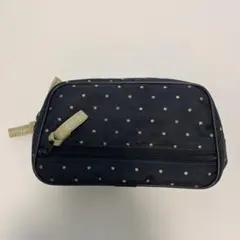 ARTISAN & ARTIST ポーチ 黒/ゴールドドットのサムネイル