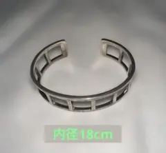 GUCCI グッチ バングル スクエアモチーフ シルバー925