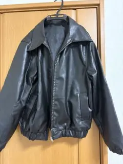 Dazy ブラックレザーアウター XL