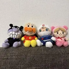 アンパンマン ぬいぐるみ 4体セット