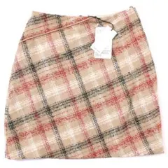 新品 CARVEN Jupe Drap Leger チェック柄スカート