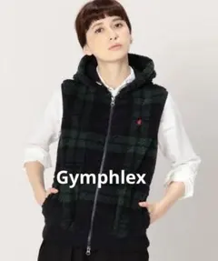 Gymphlex ジムフレックス　BOA CH HOODベスト　ボアフードベスト