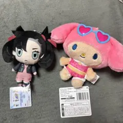 ポケモン マリィ マイメロディ ぬいぐるみ マスコット 2種