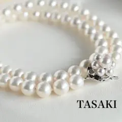 超希少✨️ タサキ 6連 ベビーパール ネックレス 約3.5mm 本真珠 