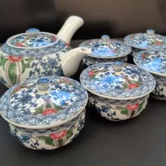 チ*ネ様 有田焼 源右衛門窯 染錦 茶器セット