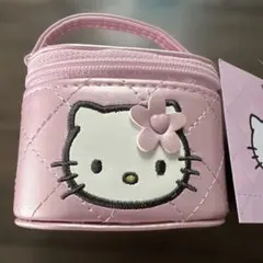 レア‼️レトロ‼️ブルーデニム レースサンリオ ハローキティ刺繍