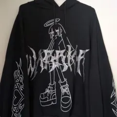 ヴォルカン＆アフロダイティ　パーカー　ブラック　エンジェル　天使　ラメ　地雷系