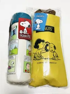 新品未使用　スヌーピー　ドリンクボトル＆カバー付き