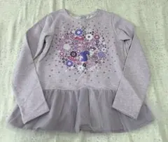 タグなし新品　ANNA SUI MINI トレーナー　パープル　150