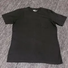 CLOSSHI ブラック Tシャツ LLサイズ 100%コットン 黒 胸ポケット