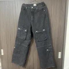 WHO'S WHO gallery（W.W.G）ブッシュワイドパンツ ブラック