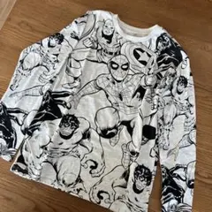 水通しのみ　マーベル　H&M スパイダーマン 長袖カットソー 140
