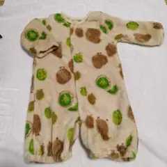 フリース動物柄ロンパース(50～60サイズ)