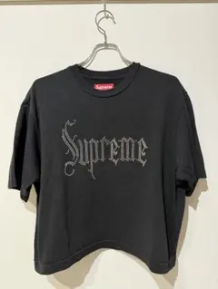 26ss supreme rhinestone raglan s/s top M - メルカリ
