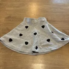 H&M グレー ハート柄スカート