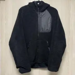 ブラック フリースジャケット