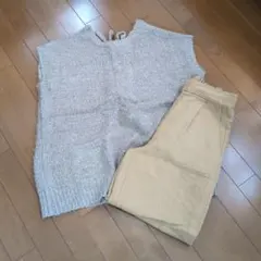 Samantha　Mos2 フリーサイズ　ベストとボトムスセット