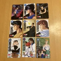 幽遊白書カードダス 9枚まとめ売り