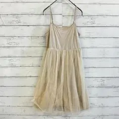 スナイデル チュールワンピース キャミワンピース レイヤード アジャスター付き