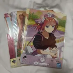 五等分の花嫁 一番くじ 描きおろしイラストボード 5種セット