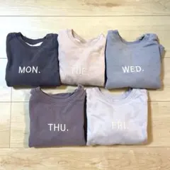 p*u様 バースデイ テータテート 曜日 トレーナー 95