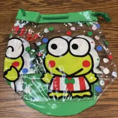 けろけろけろっぴ バッグ 巾着袋 ビニール プールバッグ 子供用 昭和
