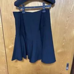 大きめ　ゆったり　フレアスカート ブラック フォーマル 大きめ XL 裏地