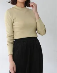 Honeys ハニーズ テレコハイネックＴ M