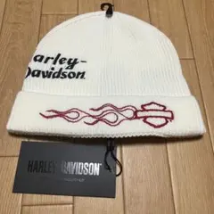 特別価格　Harley-Davidson ニット帽 ホワイト