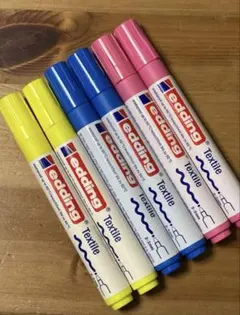 edding テキスタイルマーカー 4500 3色 6本セット