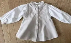 petit main 90サイズ トップス　フォーマル　結婚式　ベージュ　女の子
