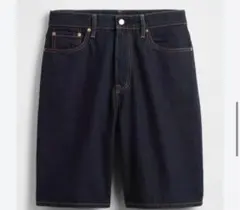 GAP 10.5インチ バギーデニムショートパンツ　W32インディゴブルー