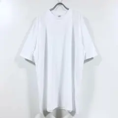 新品 ドライ スーパー ビッグTシャツ 半袖 無地 メンズ ホワイト 3XLのサムネイル