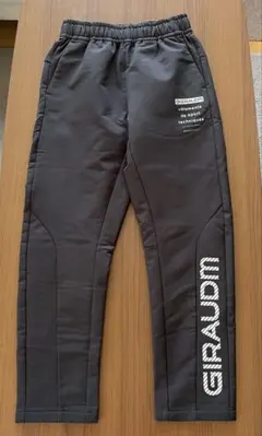 GIRAUDM 絶耐撥水パンツ 150cm ブラック 裏起毛 防災