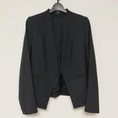 Theory セオリー ノーカラージャケット XS ブラック 美品 ボタンレス