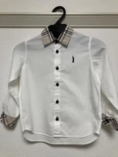 イーストボーイ　長袖シャツ 110cm チェック襟