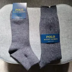 POLO RALPH LAUREN アンクル&ロングソックス 2足セット