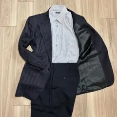 ブラックストライプ　テーラードジャケット