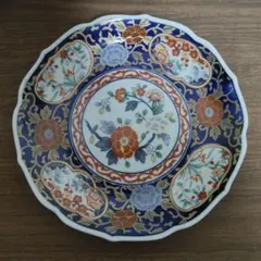 有田焼 伊万里焼 謙山窯 大皿 飾り皿 染錦 金彩色絵 花鳥 孔雀 - メルカリ