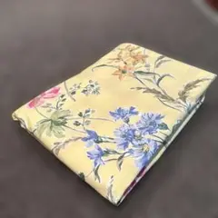 ローラアシュレイ　花柄イエロー シングル上掛けカバー　シングル