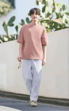 【UNIQLO】U エアリズムコットンオーバーサイズT