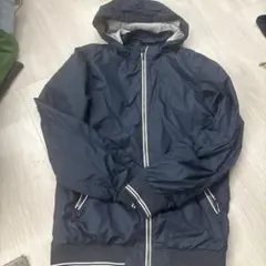 H&M フード付きジャケット 170cm ネイビーのサムネイル