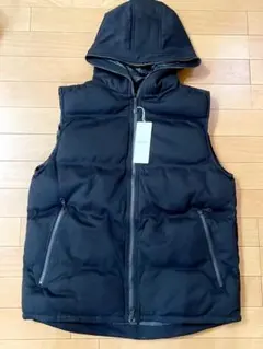 COMME CA ISM コムサイズム ダウンベスト ブラック LL 新品