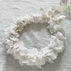 花冠　花かんむり《ホワイト》40㎝　ベビー　キッズ　こども　子供