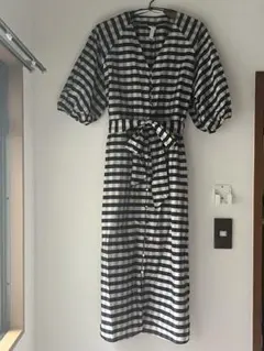 H&M チェック　ワンピース