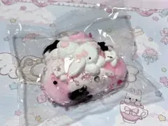 xiaoqi 小斉 うさぎモチーフ ピンク＆ブラック スクイーズ